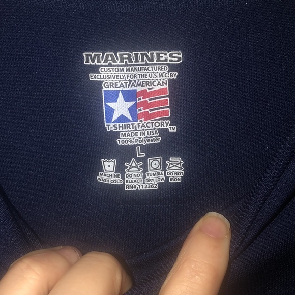 Man Marines Tshirt - large size - Picture 3 of 5